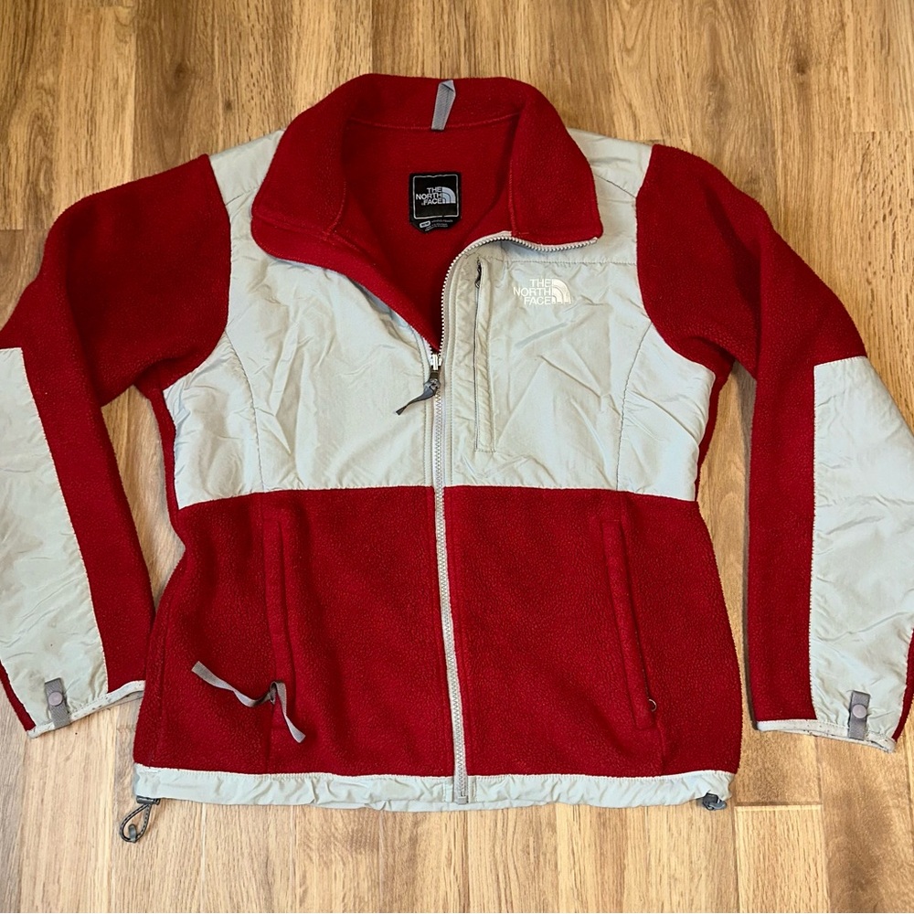 The North Face Red and Gray Women's Jacket